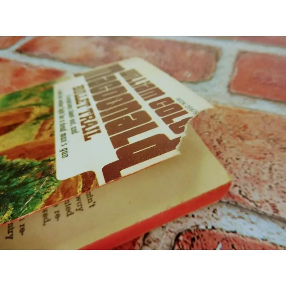 Bullet Trail Bullets for Buckaroo by‎ William Colt MacDonald - Vtg 1974 PB RARE